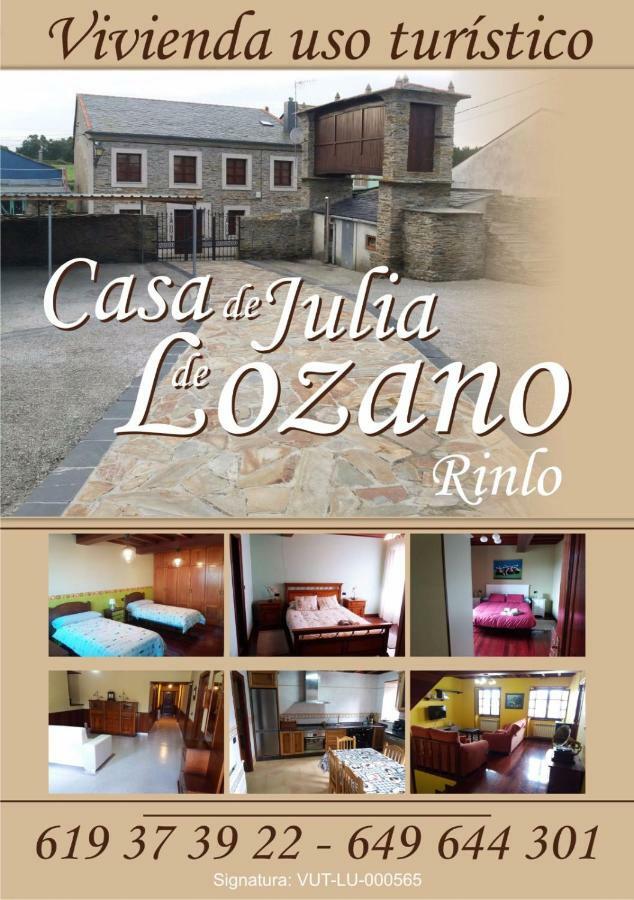 Casa Julia De Lozano Villa Rinlo Dış mekan fotoğraf